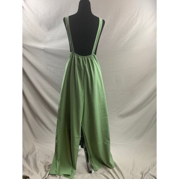 Boho Wide Leg Cami Jumpsuit With Pockets - Picture 6 of 7